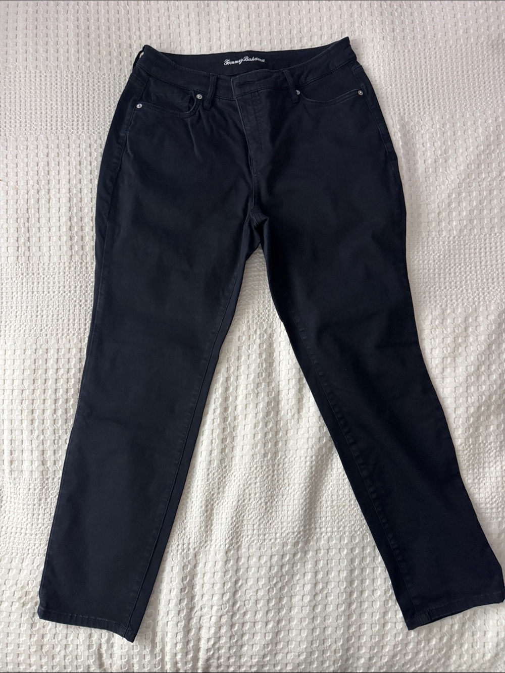 Tommy Bahama Black Straight-Leg Women's Jeans